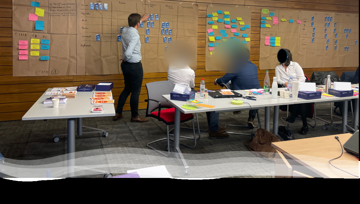 Atelier L'Épopée avec les équipes Eiffage